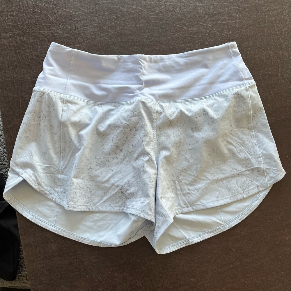 Lululemon speed up shorts with 4” inseam